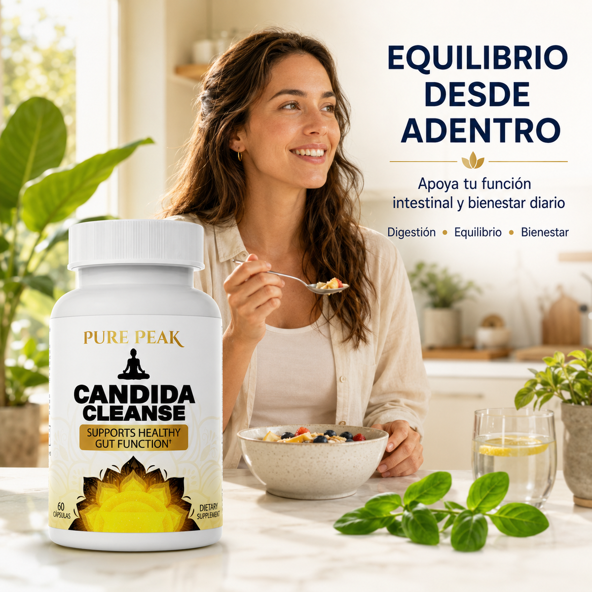 Candida Cleanse – Apoyo para tu Flora Intestinal (60 Cápsulas)