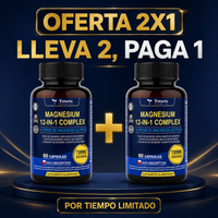 Magnesio Complex 12 en 1 – Totaria Health (60 Cápsulas)