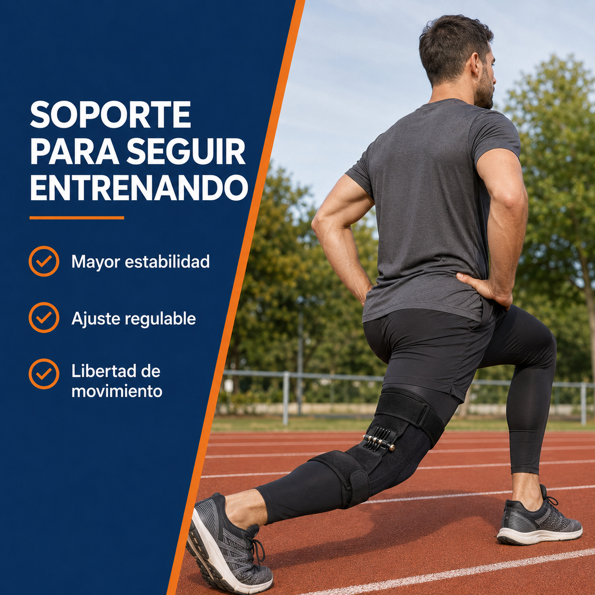 Rodillera Articulada con Resortes PowerLift