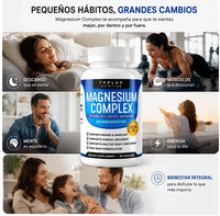 Magnesio Complex 8 en 1 – Magnesio de Espectro Completo 1000mg (60 Cápsulas)